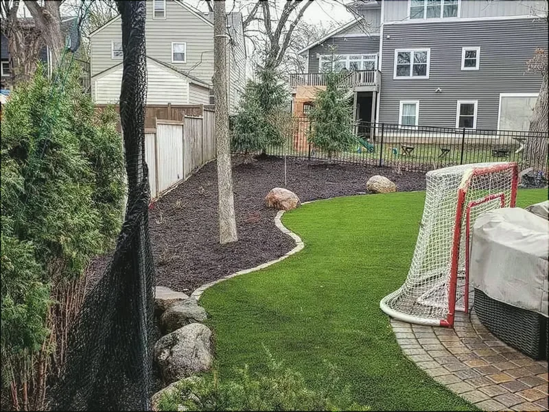 Rock & Mulch project by Cortez Landscaping