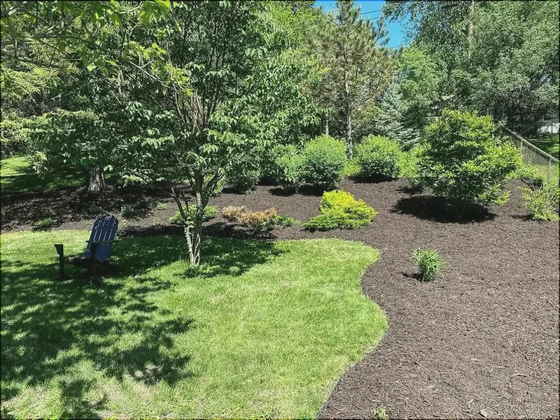 Rock & Mulch project by Cortez Landscaping